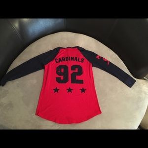 Red Cardinals shirt